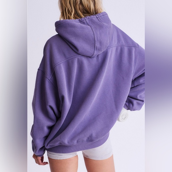 FP MOVEMENT Final Call Hoodie Graphite Lavender Purple Pink Medium NWT - Picture 4 of 8
